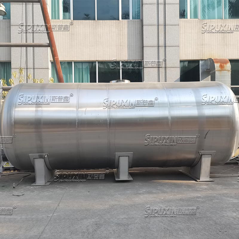 30T Alcohol Horizontal Storage Tank with Magnetic Flip Level Gauge