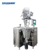 Triangular Cone Open Hydraulic Lifting Electric Heating Vacuum Homogenizing Emulsifier Machine For Cosmetic Cream Hair Mask Ointment High Viscosity Paste Making