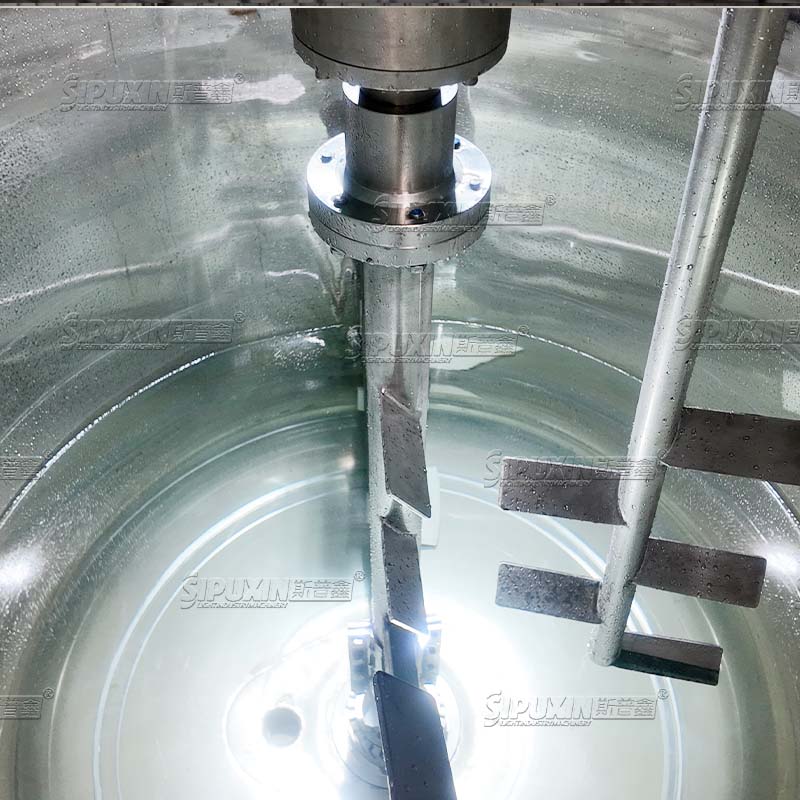 1000L Stainless Steel Vacuum Homogenizing Emulsifying Mixing Machine with water treatment for Cosmetics Production