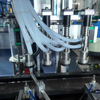 Rotary Perfume Glass Bottle Filling Machine, 4 Heads Magnetic Pump & Vacuum Filling, High Precision PLC Control Automatic Perfume Filler
