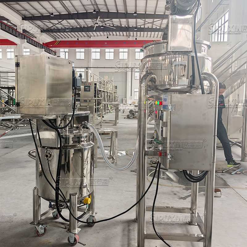 100L Jacketed Sugar Melting Pot Insulated Dissolving Tank for Syrup Honey Cosmetic Base