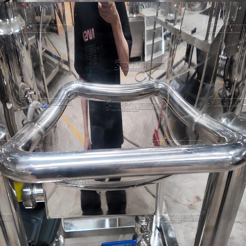 100L Movable Homogenizing Mixing Tank With Bottom High Speed Homogenizer