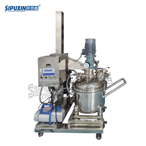 Lab High Shear Emulsifier 10L SS316L AC Motor Cosmetic Dispersing Mixer Easy‑Clean Detachable Head for Cosmetic Cream Lotion Making
