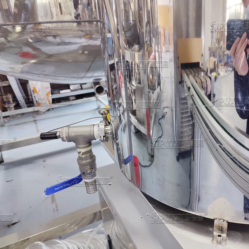 Single Head Hot Filling Machine With Cooling Tunnel Production Line For Honey, Syrup, Wax, Hot Cosmetic Paste, Hot Oil Automatic Filling & Rapid Cooling