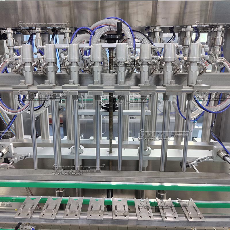 SIPUXIN SUS304 Servo Filler Cosmetic Cream Liquid Filling Machine For Daily Chemical