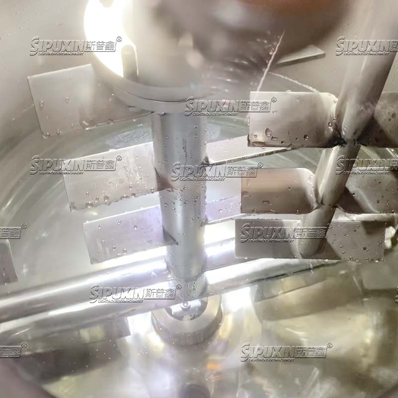 200L Mobile Vacuum Emulsifier with Oil-Water Tank
