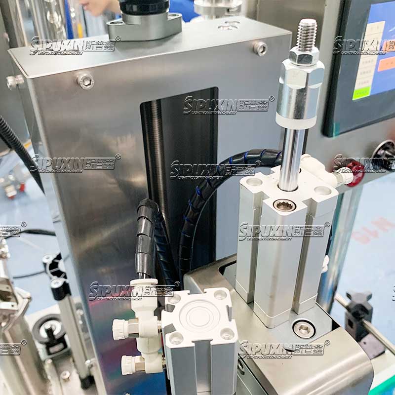 Semi Automatic Single Head Piston Filling Machine Stainless Steel Viscous Liquid Paste Cream Honey Sauce Shampoo Lotion Piston Filler For Cosmetic Food Chemical Bottle Filling
