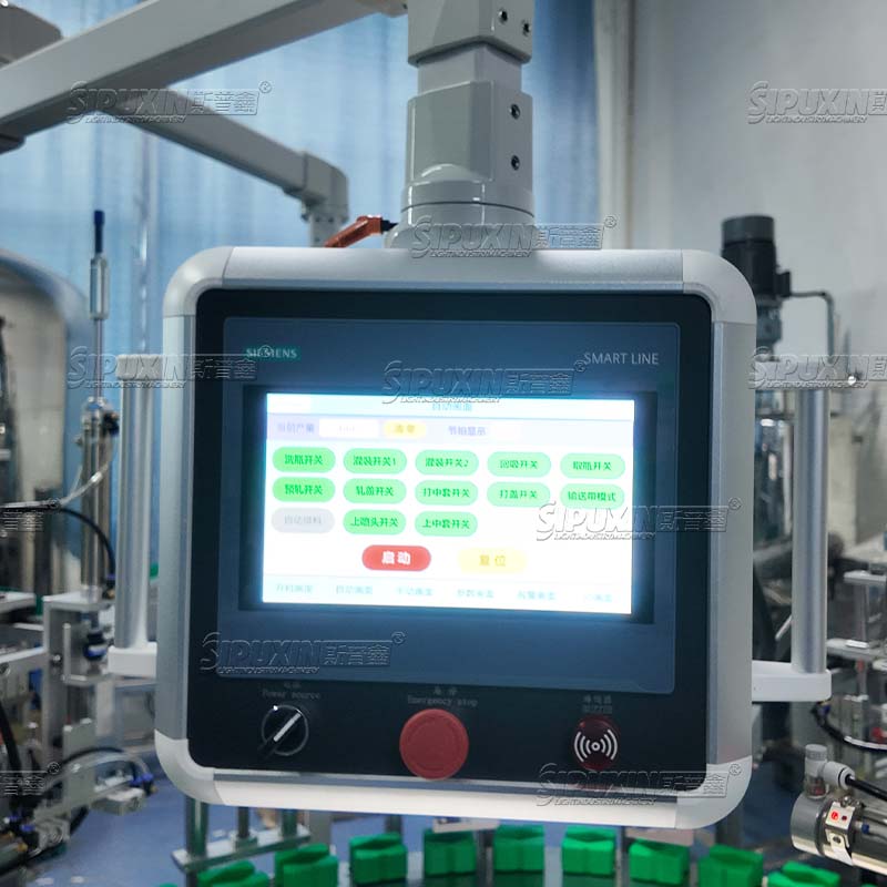 Rotary Automatic Liquid Filling Capping Machine Perfume Essential Oil Cosmetic Small Bottle Filling And Capping Integrated Equipment