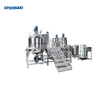 1000L Stainless Steel Vacuum Homogenizing Emulsifying Mixing Machine with water treatment for Cosmetics Production