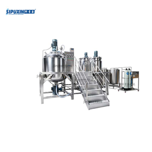 1000L Stainless Steel Vacuum Homogenizing Emulsifying Mixing Machine with water treatment for Cosmetics Production