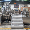 300L hydraulic lifting type vacuum emulsifier mixer complete set