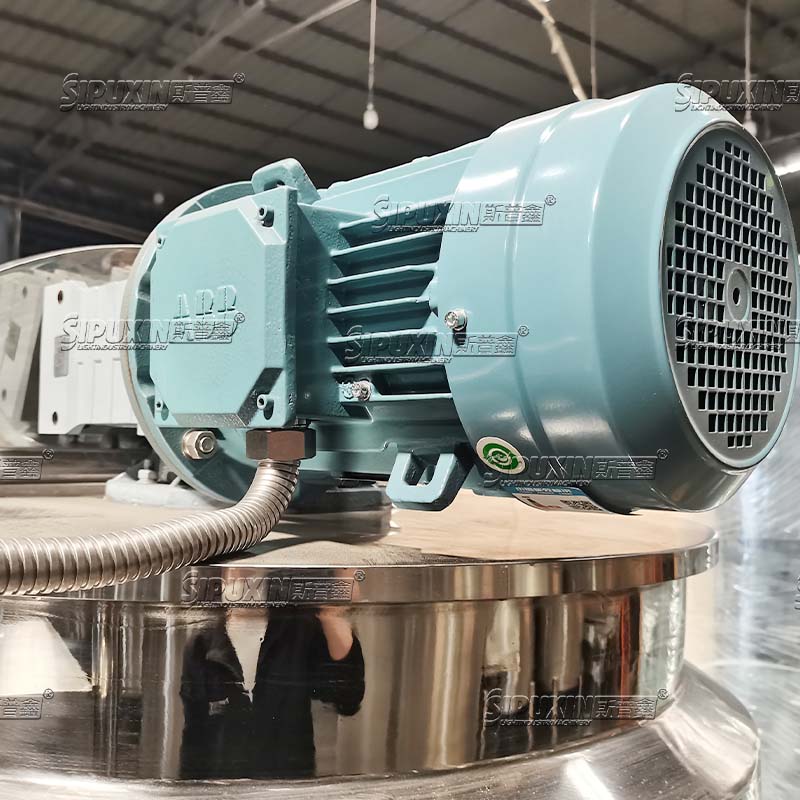 Hot Sale 200L Movable Mixing Tank with Horizontal Motor No Bottom Homogenizer