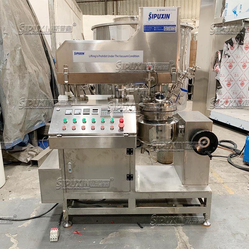 10L Laboratory Electric Heating Hydraulic Lifting Vacuum Homogenizer