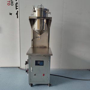 Vertical Pressure Filling Machine Semi Automatic Nail Polish Gel Polish Eyeliner Pigment Liquid Cosmetic Filling Machine With Pressure Storage Tank