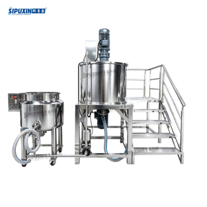 500L Single Layer Homogenizer Mixing Tank Equipped with Heated Storage Tank