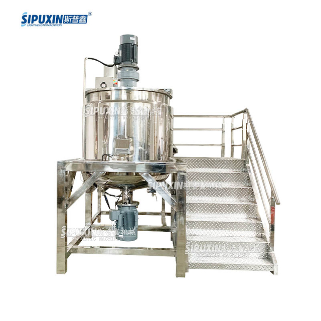 1000L Electric Heating Liquid Washing Mixing Tank for Shampoo & Detergent