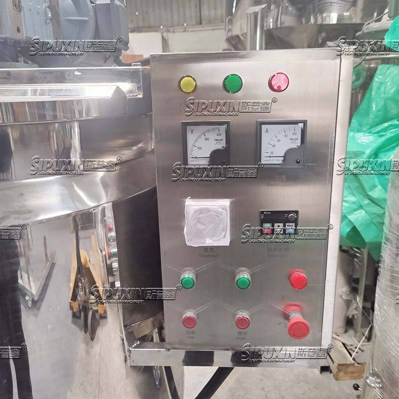 Portable Heating Mixing Emulsification Tank with Homogenizer for Shampoo Liquid Soap Production