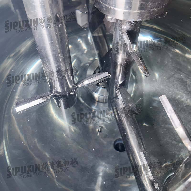Portable Heating Mixing Emulsification Tank with Homogenizer for Shampoo Liquid Soap Production