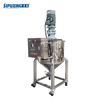 300L 316 Stainless Steel Conical Bottom Mixing Tank Industrial Agitator Tank for Cosmetic Chemical Food