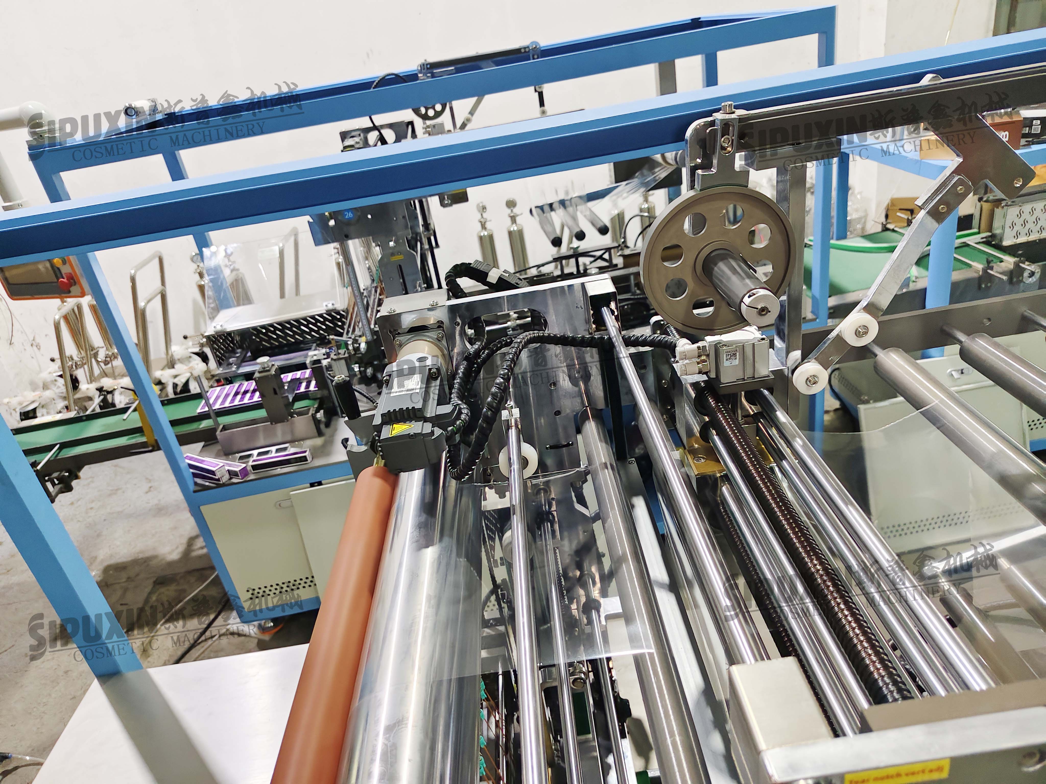High-Speed Automatic Cellophane Packaging Machine for Cosmetic & Beauty Boxes