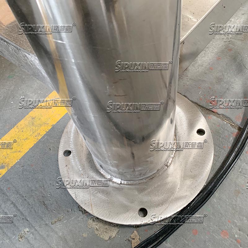 1 Ton Steam Heated Sealed Paddle Mixing Pot with Homogenizer SUS304 Material 22KW Motor & Engine Multi-Voltage for Chemicals