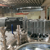 1 Ton Steam Heated Sealed Paddle Mixing Pot with Homogenizer SUS304 Material 22KW Motor & Engine Multi-Voltage for Chemicals