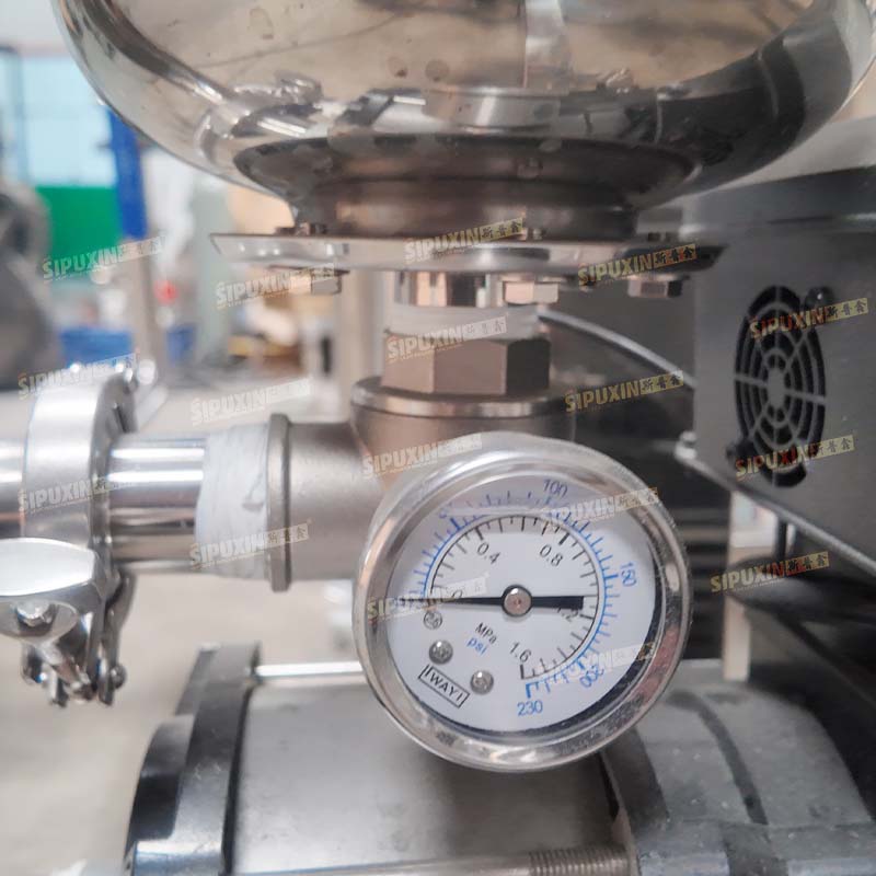 500L Single-Layer Homogenizing Stirring Tank with Operating Platform and Stairs, Equipped with 200L Electric Heating Mobile Storage Tank