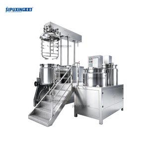500L Hydraulic Lifting Vacuum Emulsifying Mixer Homogenizer for Cosmetic Cream Lotion Paste Making