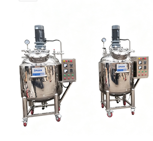 SIPUXIN 300L Electric Heating Sealed Manhole Movable Mixing Tank