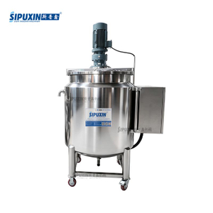 500L Electric Heating Movable Mixing Tank Without Bottom Homogenizer Paddle Stirring