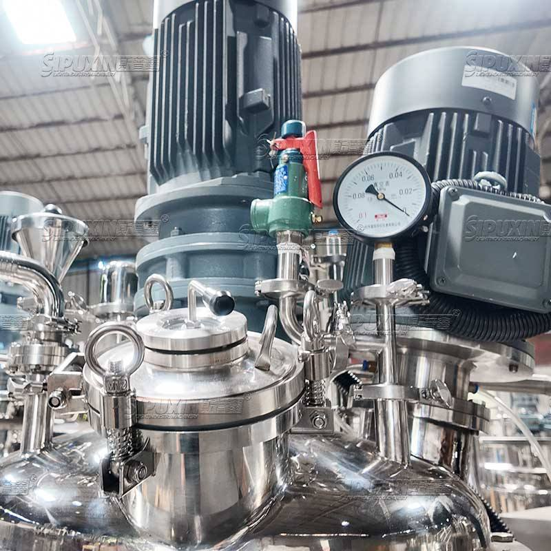 200L Vacuum Emulsifying Mixer High Shear Homogenizer for Cosmetic Cream Lotion Ointment