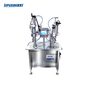 Two‑component Aerosol Filling Machine Semi‑auto BOV Aerosol Can Filling Equipment