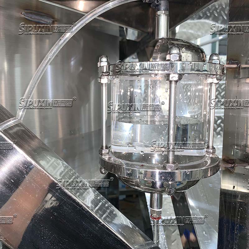 2000L Single Layer Homogenizer Mixing Tank With Platform