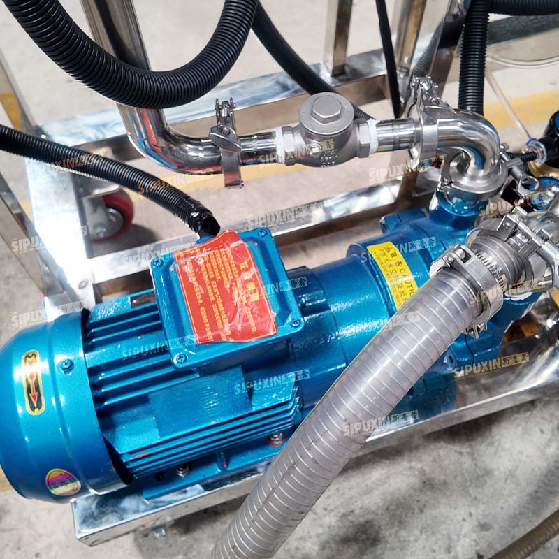 100L Movable Vacuum Emulsifier Mixer