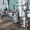 Cosmetic Production Line Vacuum Homogenizer Mixing Tank Pneumatic Feeding Pump Vertical Paste Filling Machine Set