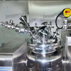 Electric Heating Lifting 2 Way Mixing Vacuum Emulsifier PLC Weighing System Equipped 10PH Chiller for Cosmetic Daily Chemical